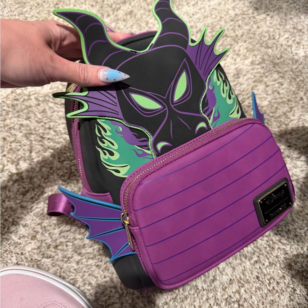 Loungefly Malificent Dragon-Themed Women's Bag